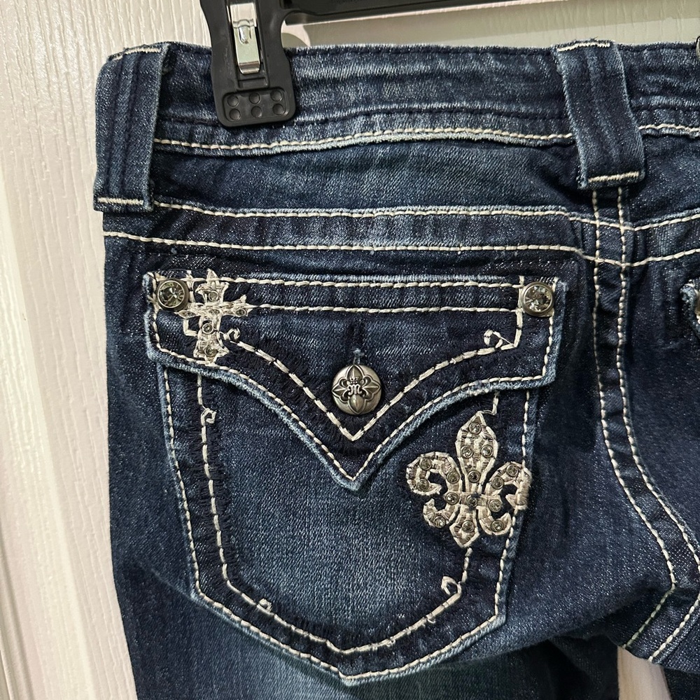 Retro Miss Me Denim Boot Cut Jeans. Sz28 - Picture 11 of 12